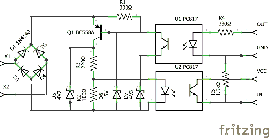 Arduino OpenThrem Controller Schematic