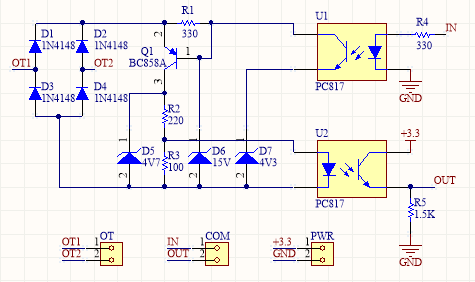 Arduino OpenThrem Adapter Schematic