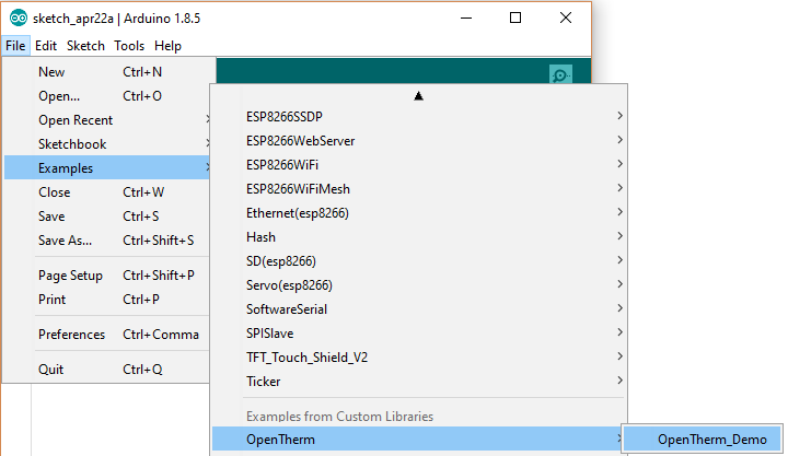 OpenTherm Example